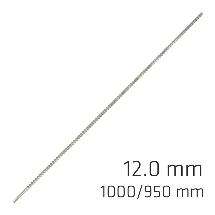 (image for) Force X 12.0 X 1000/950 Sds-plus Rebar Drill Bit X4 Cutting Edges