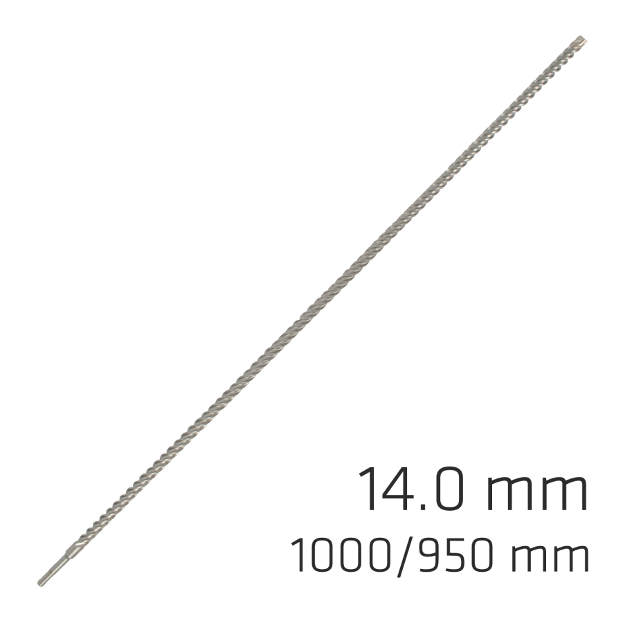 (image for) Force X 14.0 X 1000/950 Sds-plus Rebar Drill Bit X4 Cutting Edges