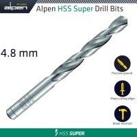 (image for) Hss Super Drill Bit 4.8mm Bulk