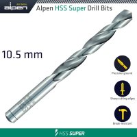 (image for) Hss Super Drill Bit 10.5mm Bulk