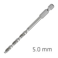 (image for) Hss Super Drill Bit Hex Shank 5mm