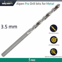 (image for) Alpen Pro Hss Drill Din 338 Rn 135 With Split Point 3.5mm Bulk