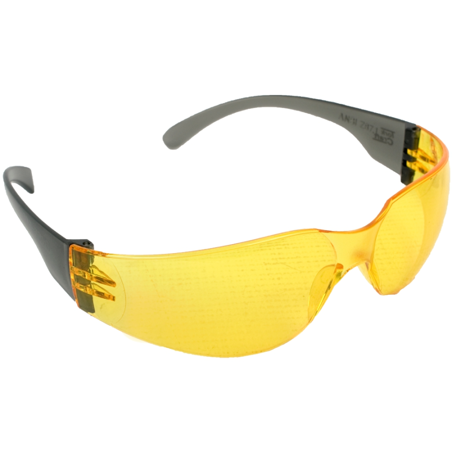 (image for) Safety Eyewear Glasses Yellow In Poly Bag