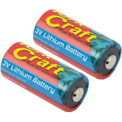 (image for) Battery Cr123a 3v Lithium X2 Per Card (moq 6)
