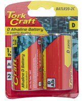 (image for) Battery D 1.5v 2 Pack Carded Alkaline