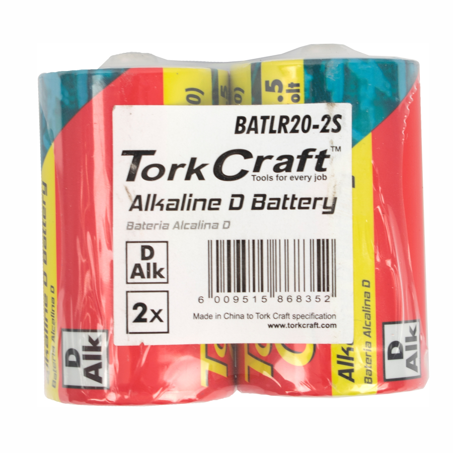 (image for) Battery D 1.5v 2 Pack Lr20 2s Shrink Wrap Alkaline (moq 48)