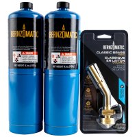 (image for) Combo Pack 2 X Propane Cylinder C/w Pencil Flame Torch
