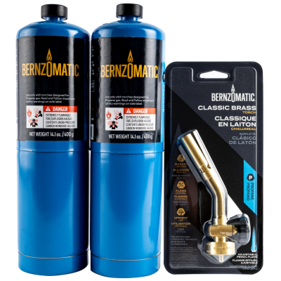 (image for) Combo Pack 2 X Propane Cylinder C/w Pencil Flame Torch