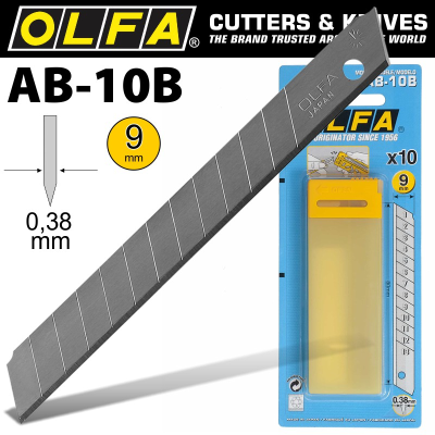 (image for) Olfa Blades Ab-10b 10/pack 9mm