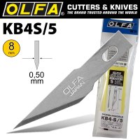 Olfa Precision Art Blade 5/pack 8mm (image for) Olfa Precision Art Blade 5/pack 8mm