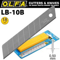 Olfa Blades Lb-10b 10/pack 18mm (image for) Olfa Blades Lb-10b 10/pack 18mm