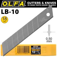 Olfa Blades Lb-10 10/pack 18mm (image for) Olfa Blades Lb-10 10/pack 18mm