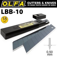 Olfa Blades Excel Black 10 Pack Ultra Sharp 18mm (image for) Olfa Blades Excel Black 10 Pack Ultra Sharp 18mm