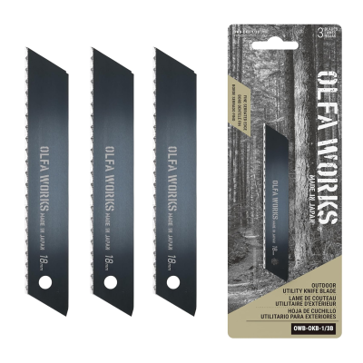 (image for) Olfa Outdoor Utility Knife Spare Blade 3pk