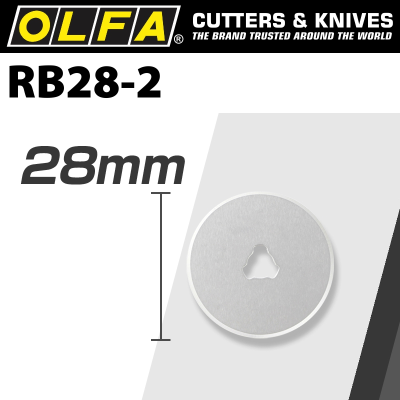 (image for) Olfa Blades Rotary Rb28-2 2/pack 28mm