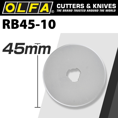 (image for) Olfa Blades Rotary Rb45-10 10/pack 45mm