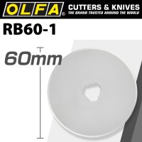 Olfa Blades Rotary Rb60-1 1/pack 60mm (image for) Olfa Blades Rotary Rb60-1 1/pack 60mm