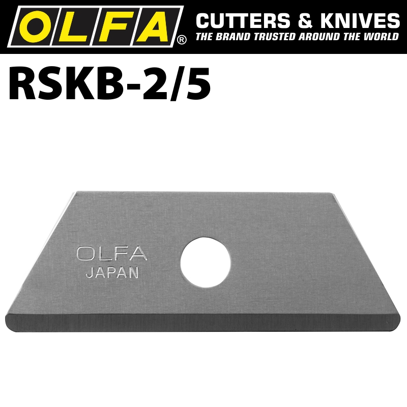 (image for) Olfa Blades For Sk6 Utc1 5/pk 17.5mm Rounded Tip Blade Sk4