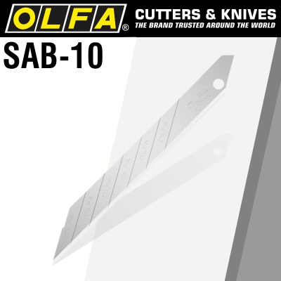 (image for) Olfa Blades For Sac1 10/pk Bulk Sharper Angled Blades