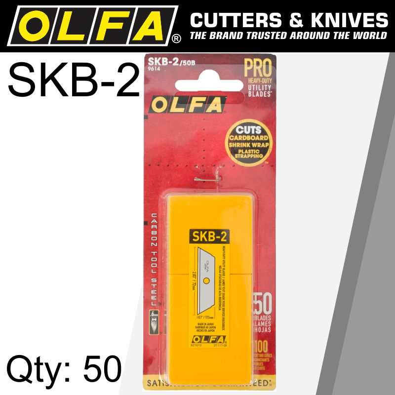 (image for) Olfa Blades Skb-2 50 Pack For Sk-4 Sk-9 Utc1 Cutters