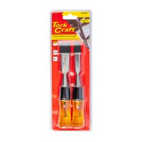 (image for) Wood Chisel 100mm Blade 2pc 12/19mm With Pvc Handle