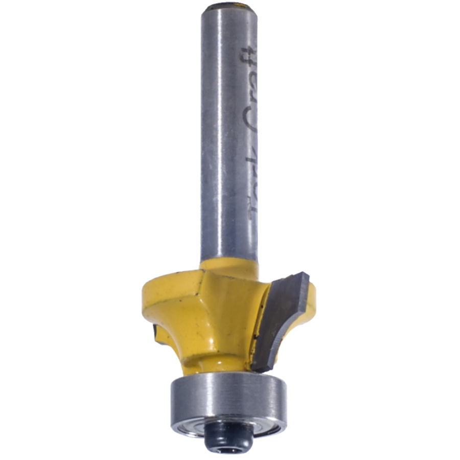 (image for) Tork Craft CKP1201 Corner Round Router Bit 3/16 Inch Radius with 1/4 Inch Shank