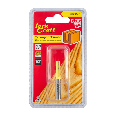 (image for) Router Bit Straight 1/4' (6.35mm)