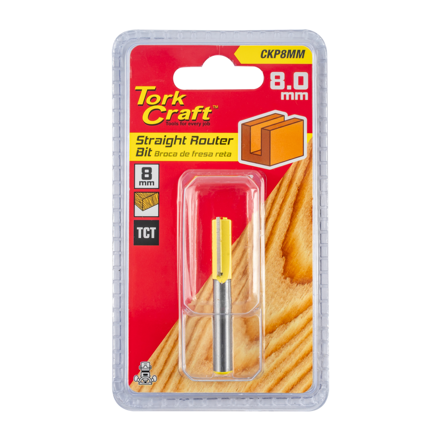 (image for) Router Bit Straight 8mm