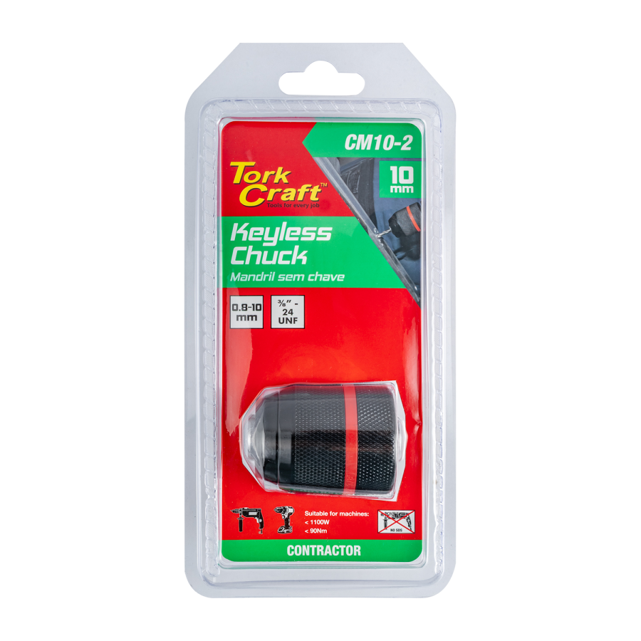 (image for) Chuck Keyless 10mm 3/8' X 24unf