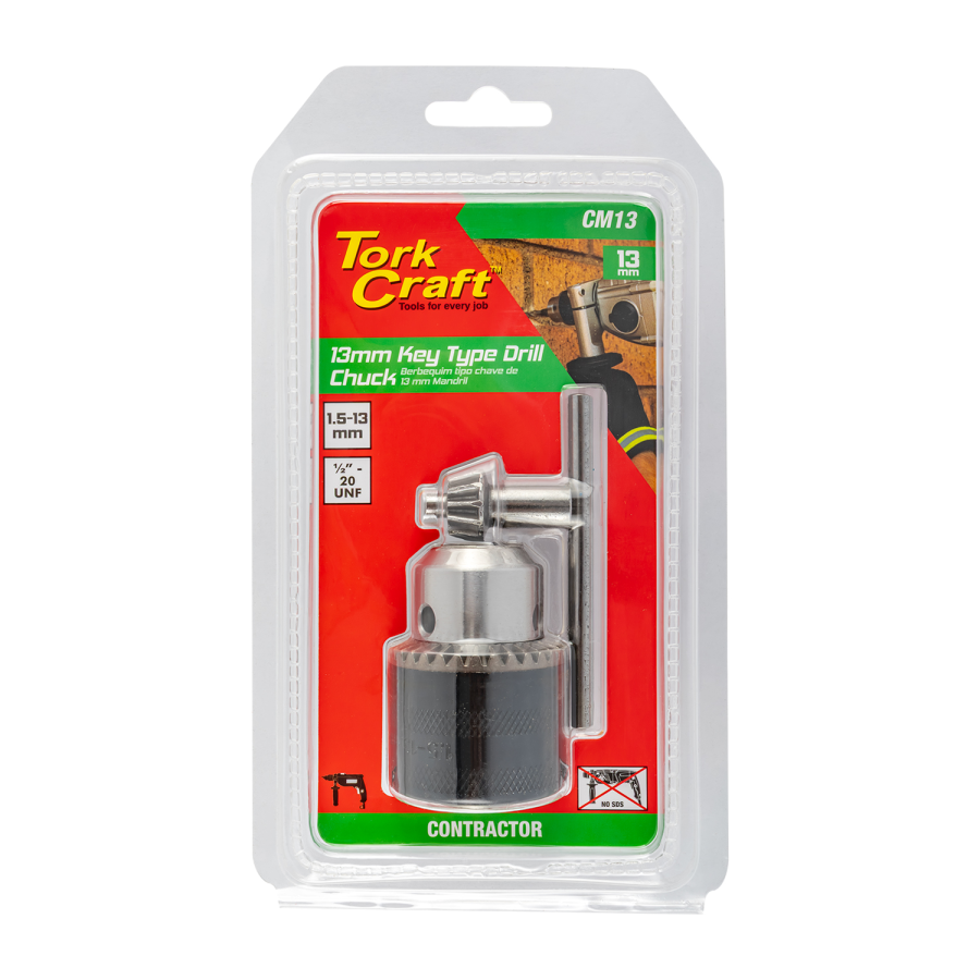 (image for) Chuck & Key 13mm 1/2 X 20 Blister