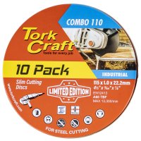 (image for) Cutting Disc Ind. Metal 115 X 1.0 X 22.2 Mm 10pce Tin Case