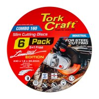 5+ 1 Cutting Disc Ind. Metal 230 X 1.8 X 22.2 Mm Tin Case (image for) 5+ 1 Cutting Disc Ind. Metal 230 X 1.8 X 22.2 Mm Tin Case