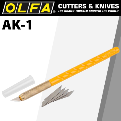 (image for) Olfa Cutter Model Ak-1 Art Knife X25 Spare Blades