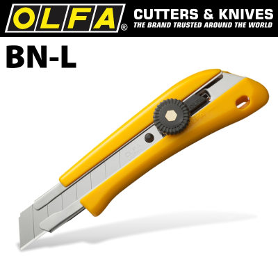 (image for) Olfa Cutter Model Bn-l Screw Lock Snap Off Knife 18mm