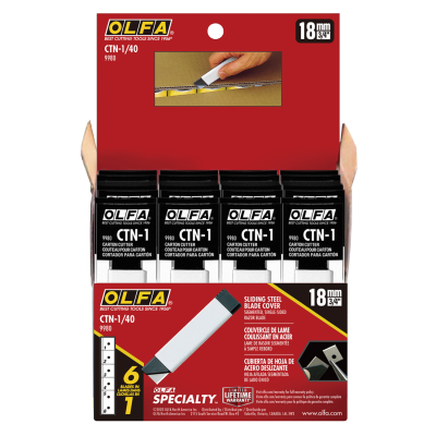 (image for) Carton Cutter With Snap Off Blade 40pc Display Box