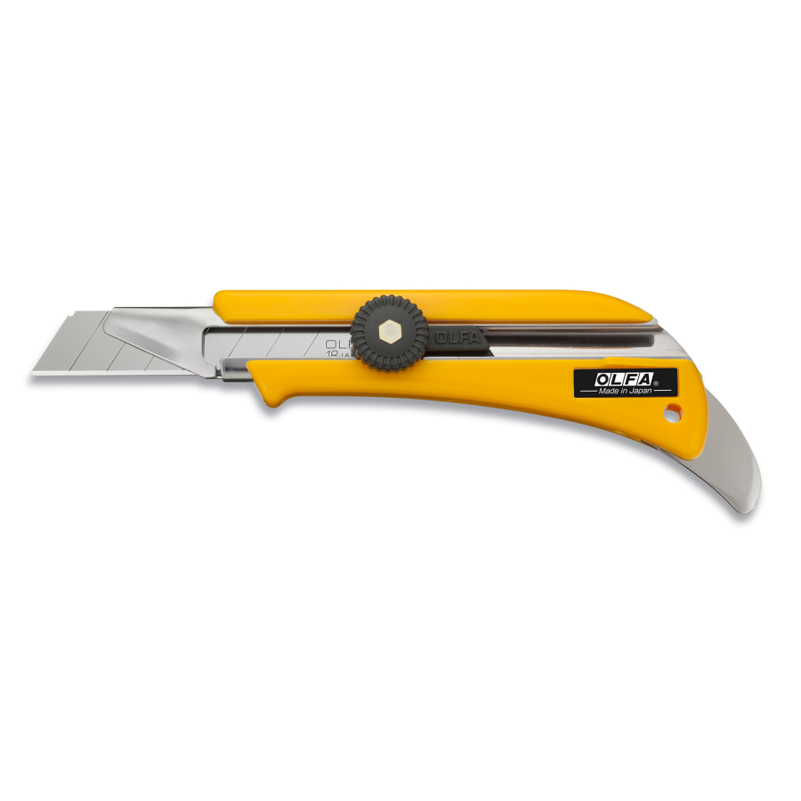 (image for) Olfa Cutter Heavy Duty Snap Off Knife 18mm C/w Built In Carpet Tucker