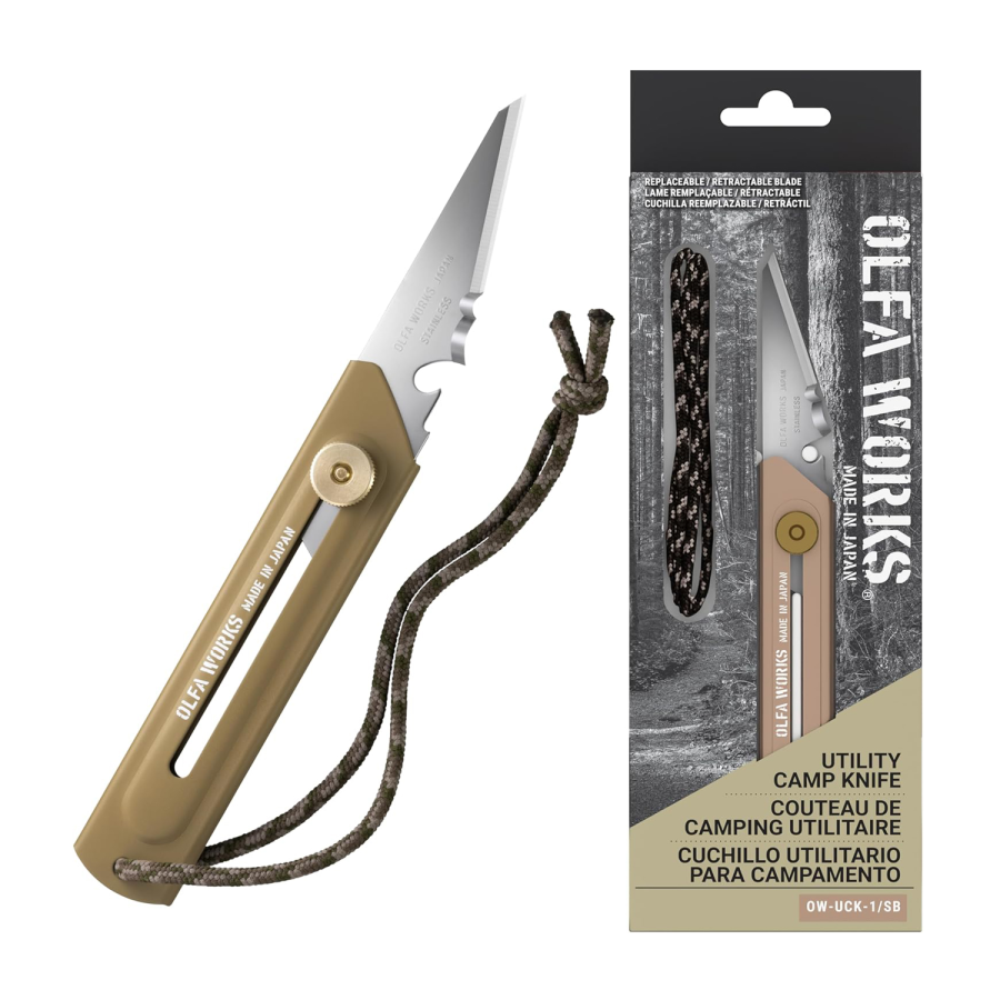 (image for) Olfa Utility Camp Knife Sand Colour