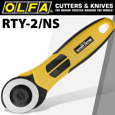 (image for) Olfa Rotary Cutter 45mm Blade C/w Safety Slide