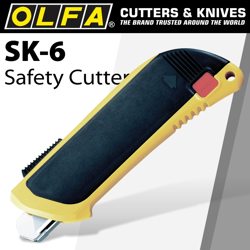 (image for) Olfa Safety Knife Auto Retract 17.5mm Auto-gaurd System