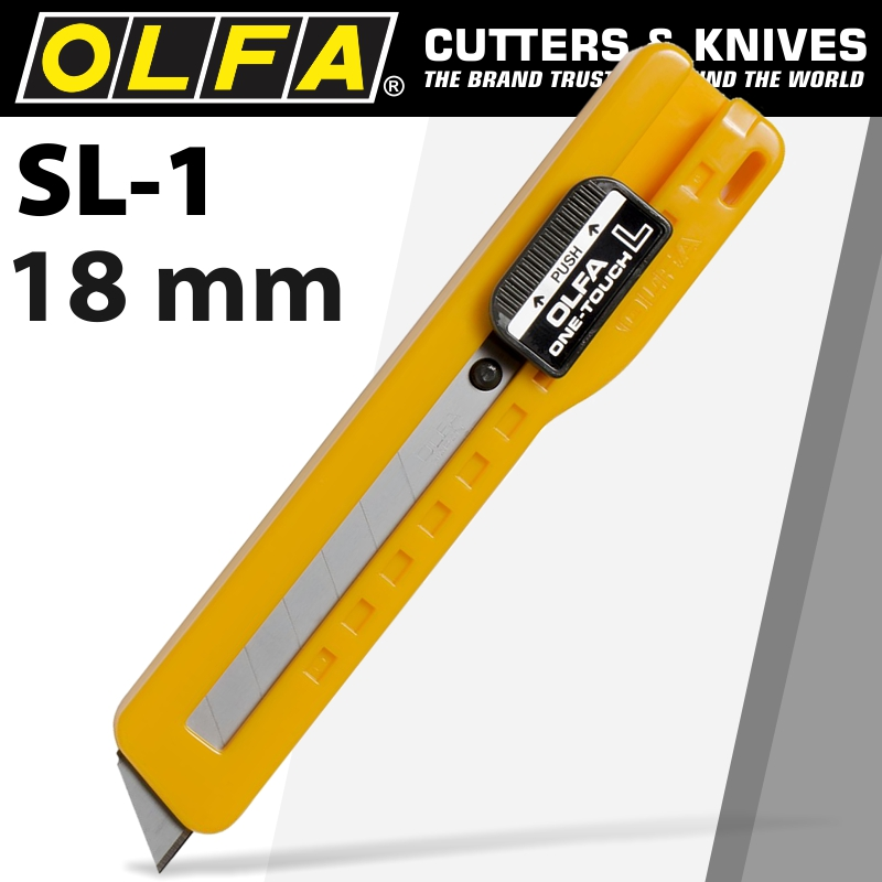 (image for) Olfa Cutter Model Sl-1 Snap Off Knife Cutter 18mm