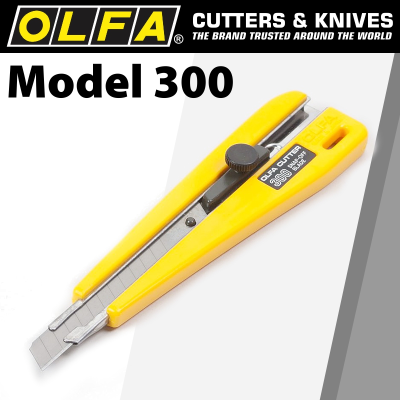 (image for) Olfa Model 300 Screw Lock Snap Off Knife Cutter