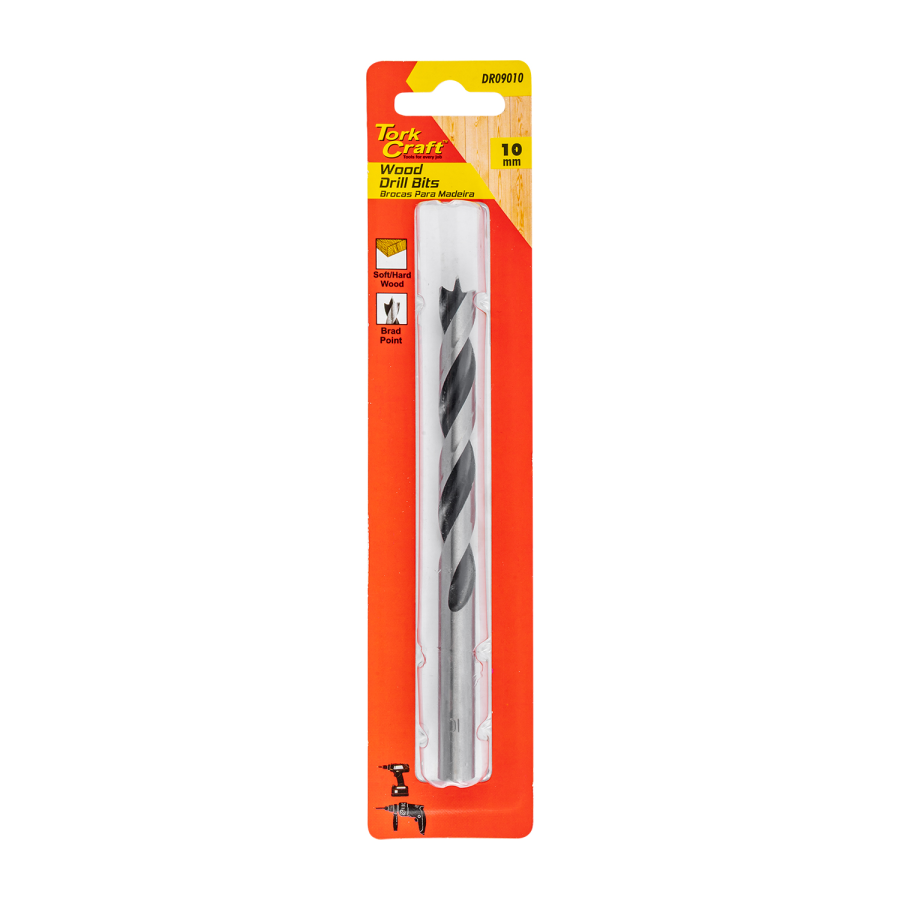 (image for) Drill Bit Wood 10.0mm X 133mm 1/card