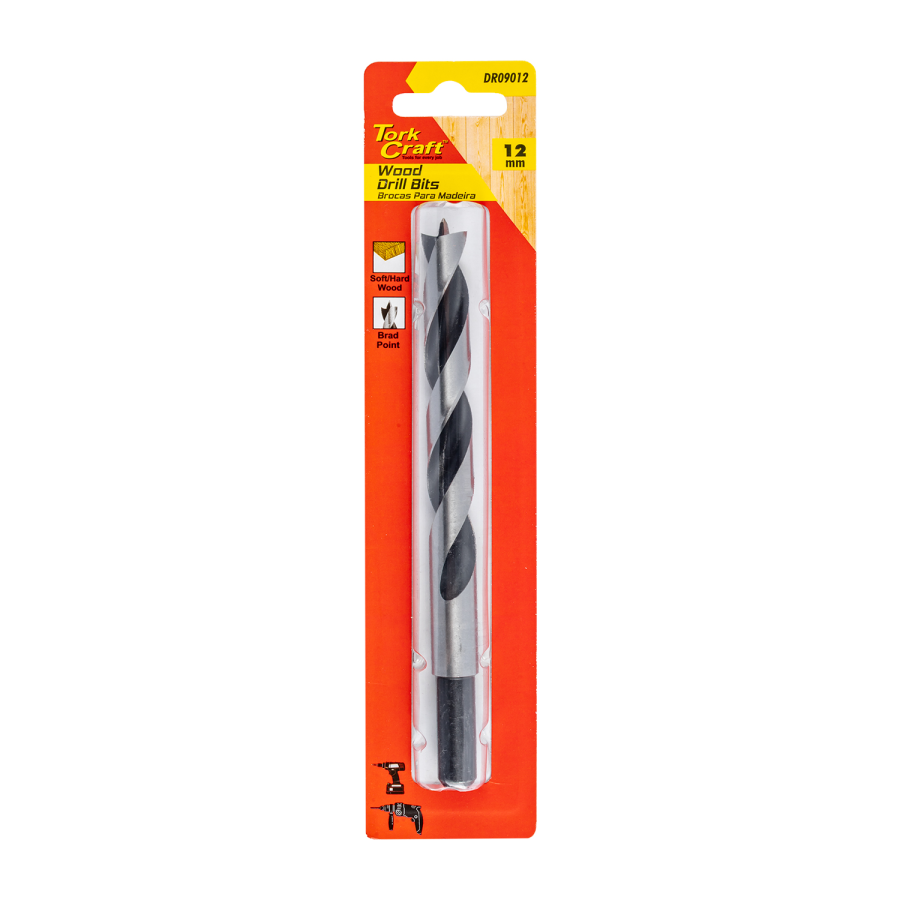 (image for) Drill Bit Wood 12.0mm X 150mm 1/card