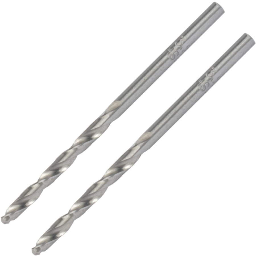 (image for) Drill Hss 3.2mm 135deg 2/card Industrial Bit