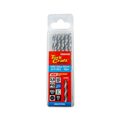 (image for) Precision-max Step Point 3.5mm Hss Drill 10 Pack