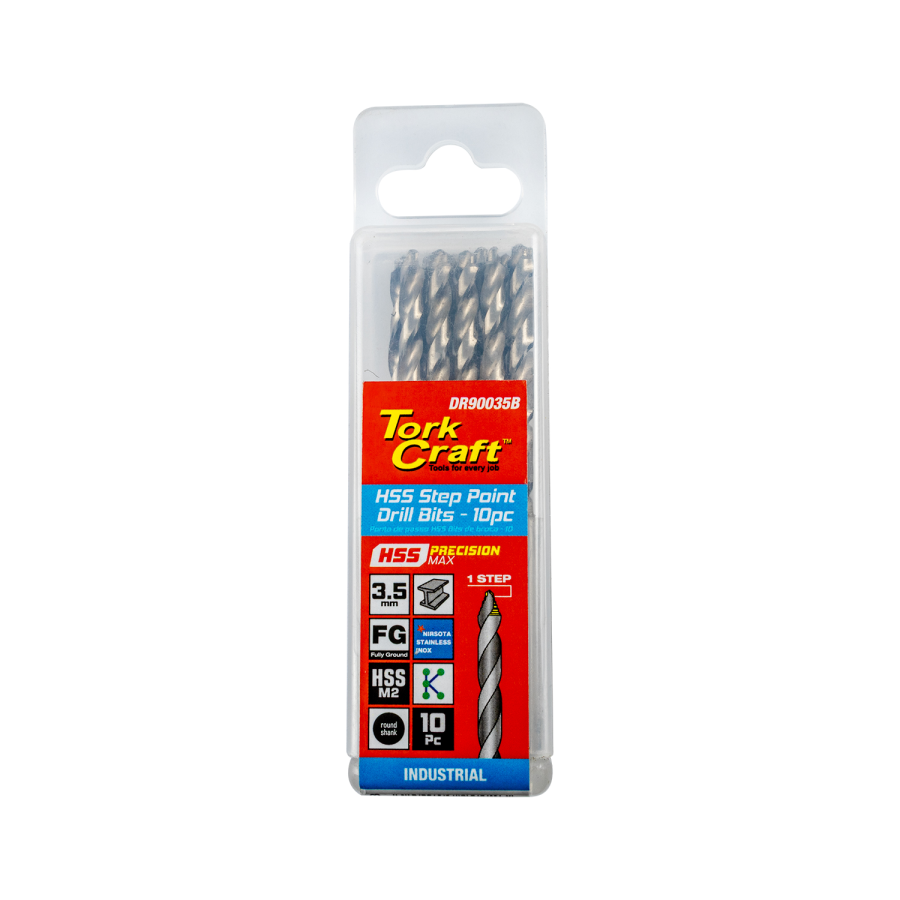 (image for) Precision-max Step Point 3.5mm Hss Drill 10 Pack