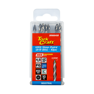 (image for) Precision-max Step Point 4.5mm Hss Drill 10 Pack