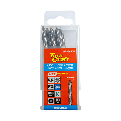 (image for) Precision-max Step Point 5.5mm Hss Drill 10 Pack