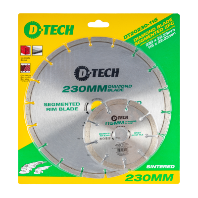 (image for) Diamond Blade 230mmx22.22mm+115mmx22.2mm Segemented