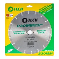 Diamond Blade Segmented Std. 230x22,23mm Screed/ Cem. Brick/masonry (image for) Diamond Blade Segmented Std. 230x22,23mm Screed/ Cem. Brick/masonry